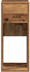 vidaXL - Computertorenstandaard - met - lade - 30x44x74 - cm - oud - houtkleurig