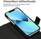 Accezz iPhone 13 - Wallet Book Case - 2 in 1 met uitneembare backcover - Zwart