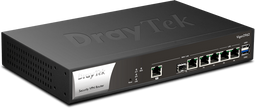 DrayTek Vigor 2962F - Dual WAN Router - 2,5Gbps snelheid - 4x Ethernet 1Gbps