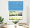 vidaXL - Plissé - rolgordijn - 90x150 - cm - stofbreedte - 89,4 - cm - polyester - blauw