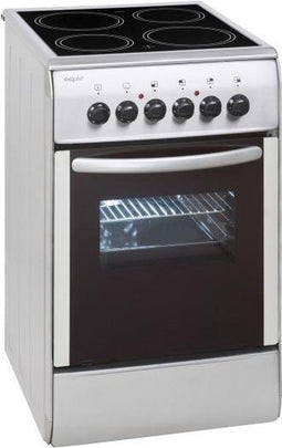 Exquisit ECM 5 I - Vrijstaand fornuis - 4 kookzones Keramisch - Wit