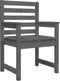 vidaXL - Tuinstoelen - 2 - st - 60x48x91 - cm - massief - grenenhout - grijs