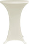 vidaXL - Statafelhoes - 4 - st - stretch - Ø80 - cm - crème