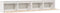 vidaXL - Wandkasten - 2 - st - 100x30x35 - cm - massief - grenenhout - wit