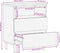 vidaXL - Nachtkastje - 50x33x62 - cm - van - Massief - Acaciahout