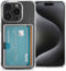 iMoshion Hoesje Geschikt voor iPhone 15 Pro Hoesje Met Pasjeshouder - iMoshion Softcase Backcover met pashouder 3.0 - Transparant