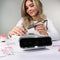 Beeperfect® Nail Dust Collector - Nagelstofafzuiger - Draadloos en Oplaadbaar - Zilver Zwart