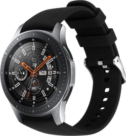 iMoshion Bandje Geschikt voor Samsung Galaxy Watch Active 2 (44mm) / Galaxy Watch Active 2 42 mm / Galaxy Watch (42mm) / Galaxy Watch 40 mm - iMoshion Siliconen bandje - Zwart