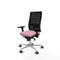 Piqueras y Crespo 3D086G0 - Bureaustoel - Verstelbare hoogte met armleuning en hoofdsteun - Roze