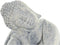 Decoratieve figuren DKD Home Decor Boeddha Hars Lichtgrijs (18 x 14 x 23 cm)