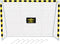 Umbro Voetbaldoel - Voetbal Goal 300 x 200 x 90 cm - Metaal - Zwart/Geel