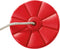 KBT Schotelschommel in Rood van 28cm - Schommelzitje van kunststof