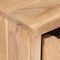 vidaXL - Nachtkastje - met - natuurlijke - rand - 40x30x50 - cm - massief - acaciahout