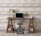 Homestyle Behang Wood gebroken wit en grijs
