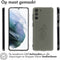 iMoshion Hoesje Geschikt voor Samsung Galaxy S21 Hoesje Siliconen - iMoshion Design hoesje - Meerkleurig / Floral Green