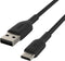 Belkin CAB002BT2MBK - USB-C naar USB-A kabel - 2m - 12W opladen - Zwart