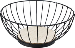 Svenska Living - Fruitschaal - Ø28cm - Zwart Staal - Draad