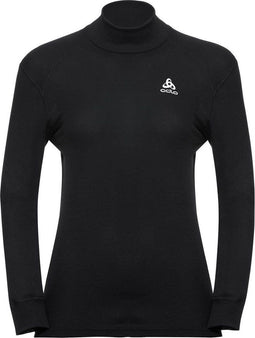 Odlo Ondershirt Heren Lange Mouw Col Warm Zwart Maat S