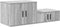 vidaXL - Opbergkast - Grijs - Sonoma - 108x41x40 - cm - Gefineerd - Hout