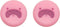 Blade Representaciones TNKPS4COMBO - Game-accessoire - Hardcase en siliconen grips - Roze (1 pack)