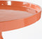 Mica Decorations Duco - Bijzettafel - H66 x Ø25 cm - Gerecycled Aluminium - Oranje