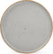 BonBistro Collectie - Plat bord - 20 cm - Grijs met bruine rand