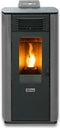 Qlima Fiorina 90 S-Line Grey - Pelletkachel - 8,7 kW - 240 m³ - Gratis Ingebruikstelling
