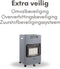 Qlima GH 959 RF - Gaskachel - Mobiele kachel - Krachtige Gaskachel - 5900 Watt