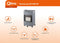 Qlima GH 959 RF - Gaskachel - Mobiele kachel - Krachtige Gaskachel - 5900 Watt