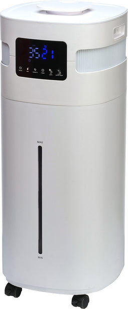 Qlima H 824 - Luchtbevochtiger - Ionisator - 20L Reservoir - Hygrometer - Fluisterstil