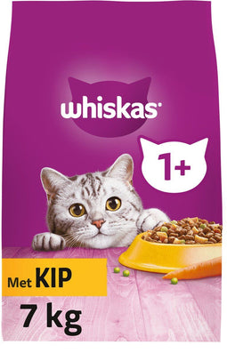 Whiskas Kattenbrokken - Adult 1+ - Kip - zak 7kg