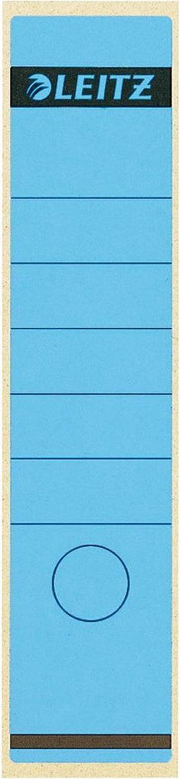 Rugetiket leitz 62x285mm zelfkl blauw