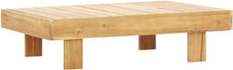 vidaXL - Salontafel - 100x60x25 - cm - massief - acaciahout