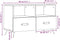 vidaXL - Tv-meubel - 80x36x50 - cm - bewerkt - hout - sonoma - eiken