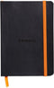 Rhodiarama Lined 4 X 5 1/2 Black Softcover Journal