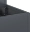 vidaXL - Tuin - Plantenbak - 3-Tier - 90x90x35 - cm - Anthraciet - Staal