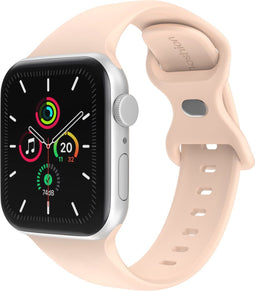 imoshion Siliconen⁺ bandje - Geschikt voor Apple Watch 1, 2, 3, 4, 5, 6, 7, 8, 9, 10 (42 mm), SE - 38/40/41 mm - Roze - S/M