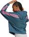 adidas Future Icons 3-Stripes Ritshoodie - Dames - Losvallend model - Turquoise - L