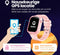 Qlokkie Kiddo Pro - GPS horloge kind - Smartwatch kinderen - GPS tracker kind met nauwkeurige locatiebepaling - GPS horloge kind met simkaart - Stel veilige zones in - SOS functie - Whatsapp - Grijs