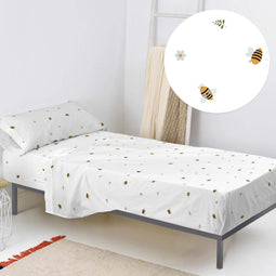 Happy Friday Sheet set 2 pieces Honey 180x270 cm (Single) Multicolor