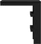 vidaXL - Wandbar - Tafel - - - Zwart - Eiken - - - 102x55x103.5 - cm - - - Gemaakt - van - Bewerkt - Hout
