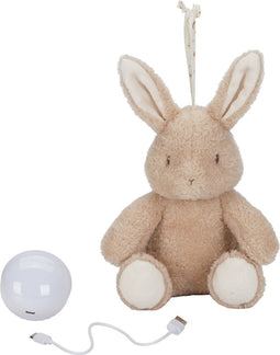 Little Dutch Newborn - Knuffelkonijn Licht & Geluid - Bruin
