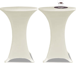 vidaXL - Tafelhoes - stretch - 2 - stuks - 70 - cm - antraciet