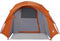 vidaXL - Tent - 4-persoons - waterdicht - grijs - en - oranje