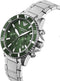 Emporio Armani AR11500 - Herenhorloge 43,5 mm - Chronograaf - Groen/Zilver