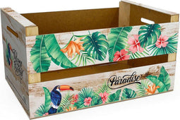 Opbergbak Confortime Paradise Helderheid Tropisch (44 x 24,5 x 23 cm)