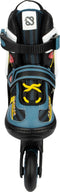 Nijdam Game Patrol - Inline Skates - Verstelbaar 33-37 - Blauw/Zwart