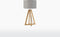 GOOD&MOJO Tafellamp Everest - Lichtgrijs/Bamboe - Ø32cm - Scandinavisch,Bohemian