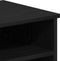vidaXL - TV-meubel - 2 - stuks - Zwart - Eiken - 80x35x36,5 - cm - Bewerkt - Hout