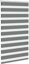vidaXL - Zebra - rolgordijn - 80x150 - cm - stofbreedte - 75,9 - cm - donkergrijs